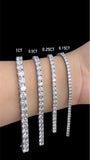 Tennis  Moissanite Bracelet  | 3mm | اسوارة الماس الموزنايت  0.15 قراط - تنس