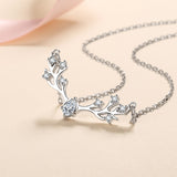 Moissanite Diamond Necklace  قلادة الماس الموزنايت | 0.3 قراط