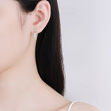 Moissanite Diamond Earring- -حلق الماس الموزنايت