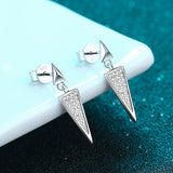 Moissanite Diamond Earring- -حلق الماس الموزنايت