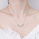 Moissanite Diamond Necklace  قلادة الماس الموزنايت | 0.3 قراط
