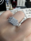 Moissanite Diamond Ring Glistening  - خاتم الماس موزنايت