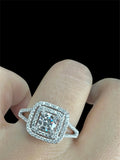 Moissanite Diamond Ring  - Brilliant Shape -  خاتم الماس موزنايت