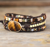 TIGER'S EYE BRACELET - إسوارة حجر التايجر اي | مسؤولية، شجاعة، وفرة