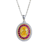 Ruby, Yellow sapphire, white sapphire - set  | ياقوت احمر، ياقوت اصفر، ياقوت ابيض