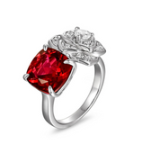 Ruby,, white sapphire - set  | ياقوت احمر، ياقوت ابيض