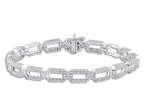 Moissanite Diamond Bracelet  - اسوارة الماس الموزنايت