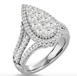 Moissanite Diamond Ring  -  خاتم الماس موزنايت