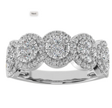 Moissanite Diamond Ring - خاتم الماس موزنايت