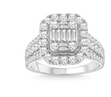 Moissanite Diamond Ring - خاتم الماس موزنايت