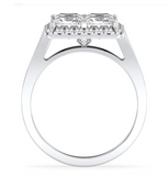 Moissanite Diamond Ring -  خاتم الماس موزنايت