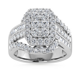Moissanite Diamond Ring PRINCESS  - خاتم الماس موزنايت