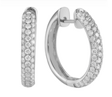 Moissanite Diamond Pear Shape Earrings | - حلق الماس الموزنايت