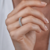 Moissanite Diamond Ring - Band -  خاتم الماس موزنايت |0.3