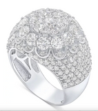 Moissanite Diamond Ring Flora - خاتم الماس موزنايت
