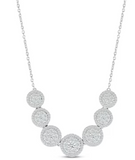 Moissanite diamond necklace - قلادة الماس موزنايت