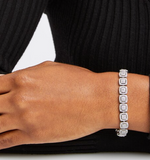 Queen Moissanite Diamond Bracelet  - اسوارة الماس الموزنايت