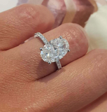 5 CARAT | OVAL | Moissanite Diamond Ring - خاتم الماس موزنايت