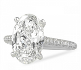 5 CARAT | OVAL | Moissanite Diamond Ring - خاتم الماس موزنايت