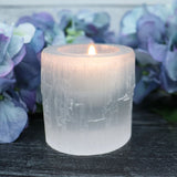 selenite candle holder - شمعة السيلناييت