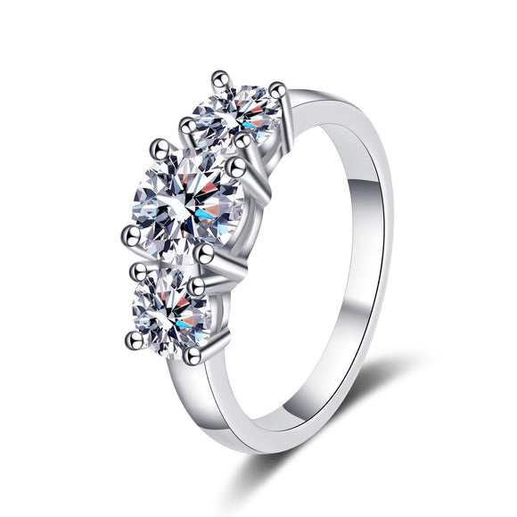 Moissanite Diamond Ring -  خاتم الماس موزنايت | 1 قراط