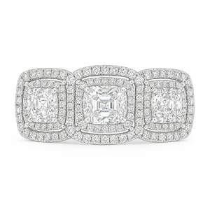 Moissanite Diamond Ring  -  خاتم الماس موزنايت