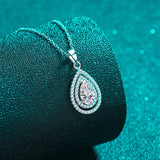Moissanite Diamond Necklace  قلادة الماس الموزنايت | 1 قراط