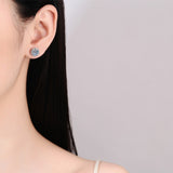 Moissanite Diamond Earring- -حلق الماس الموزنايت | 2 قراط