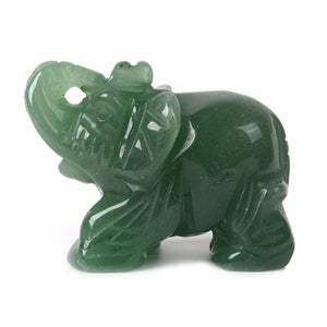 Green aventurine elephant - فيل الافنتورين الاخضر