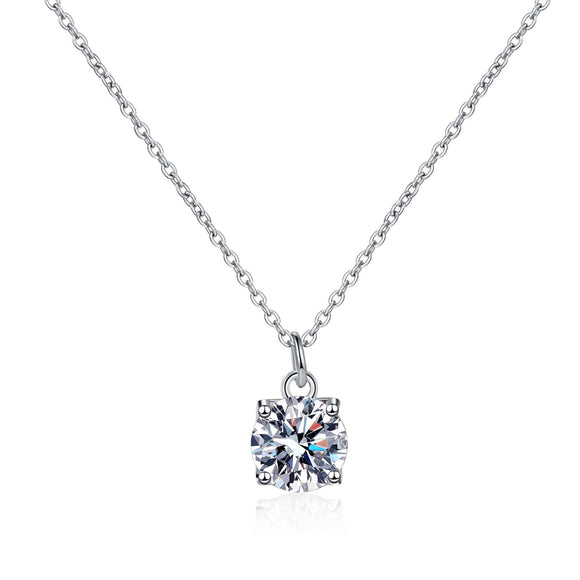 Moissanite Diamond Necklace  قلادة الماس الموزنايت