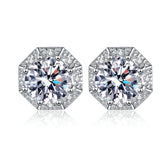 Moissanite Diamond Earring- -حلق الماس الموزنايت | 2 قراط