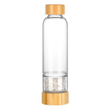 زجاجة ماء الكريستال- Crystal Water Bottle | زجاجة حجر الكوارتز النقي