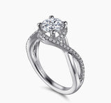 Moissanite Diamond Ring- خاتم الماس الموزنايت | 1 قراط