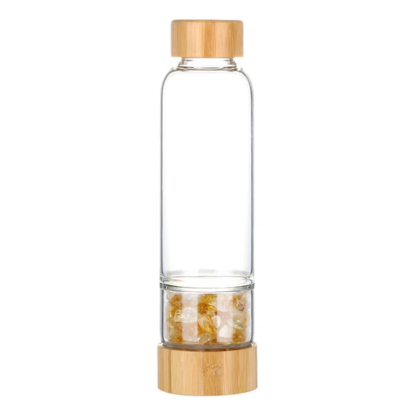 زجاجة ماء الكريستال- Crystal Water Bottle | زجاجة حجر السترين