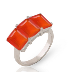 خاتم حجر الكارنيليان - Carnilian Ring