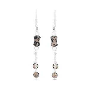 Delrmefia jasper Earring- حلق حجر الجاسبر
