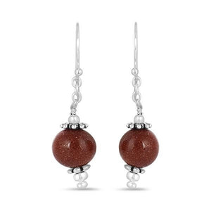 Sunstone Earring- حلق حجر الشمس
