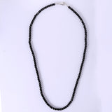 Black Onyx Beads-    قلادة الأونكس الأسود