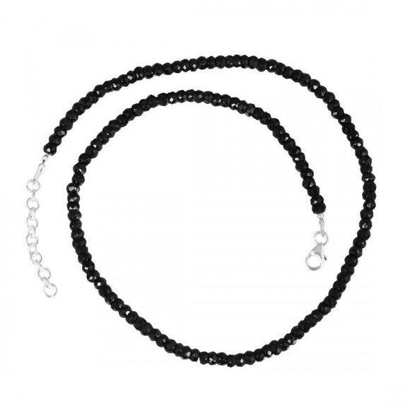 Black Onyx Beads-    قلادة الأونكس الأسود
