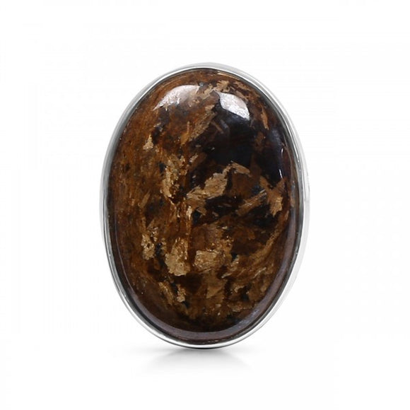 Bronzite Ring-خاتم حجر البرونزيت