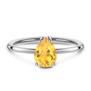 Citrine  Ring - خاتم حجر السترين | خاتم انضباط الانفعالات والتعامل مع الاخرين