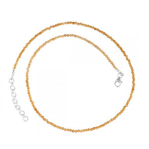 Citrine necklace - قلادة حجر السترين