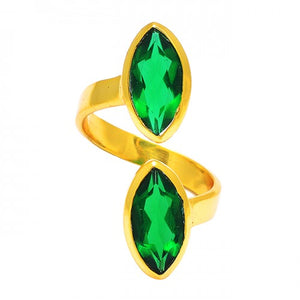 Green Quartz Ring-خاتم الكوارتز الأخضر
