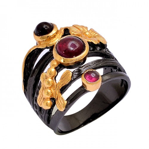 Garnet Ring- خاتم حجر الجارنيت