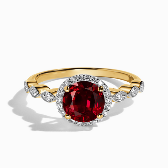 Garnet Ring - خاتم حجر الجارنيت