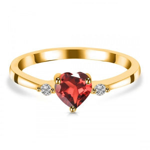 Garnet Ring - خاتم حجر الجارنيت