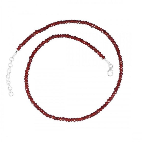 Garnet Beads - قلادة حجر الجارنيت