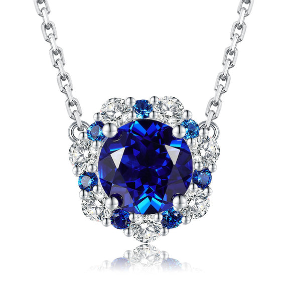 Sapphire Gemstone & White Topaz -  الزفير - الياقوت الازرق