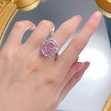 Rose Quartz & White Topaz Ring - حجر الروز كوارتز - الحب والجذب والعلاقات