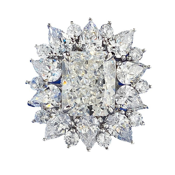 white sapphire Ring - خاتم الياقوت الابيض